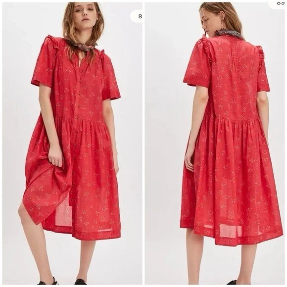 Free People Bella Mae Midi Dress - Picture 2 of 3